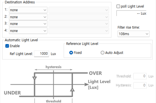 동적조명제어 조명자동화 (0) lightlevel